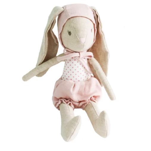 Baby Girl Bunny In Bonnet