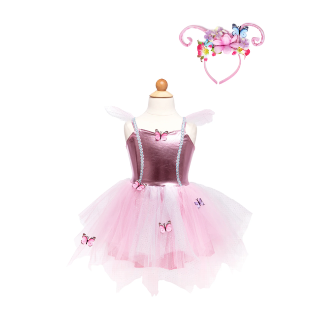 Woodland Butterfly Dress And Headpiece Size 5 - 6