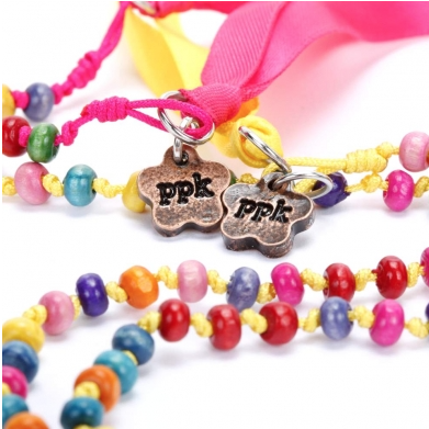 Peppercorn Kids Colorful Wood Bead Necklace