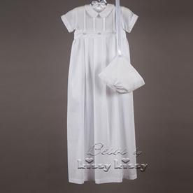 Xbrayden Short Sleeve Converter Gown & Hat Set