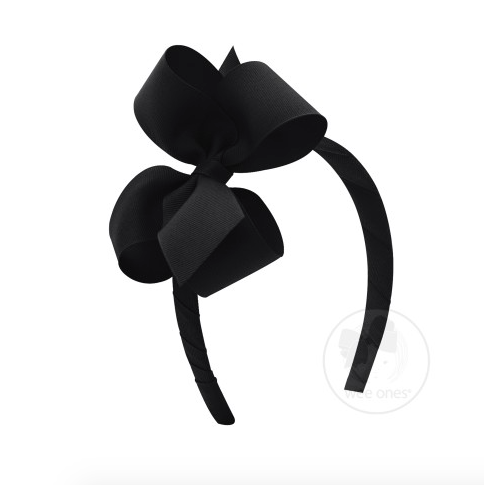 Small Grosgrain Headbands With Bow