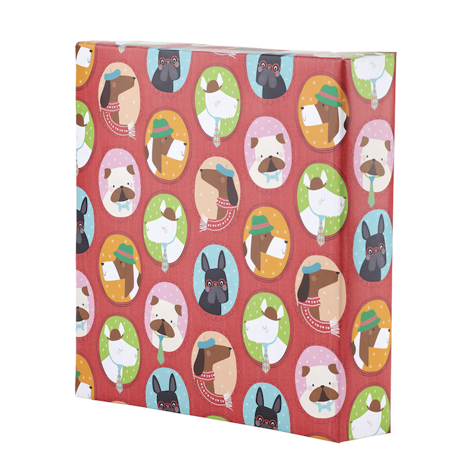 Puppy Portraits Gift Wrap 5Ft