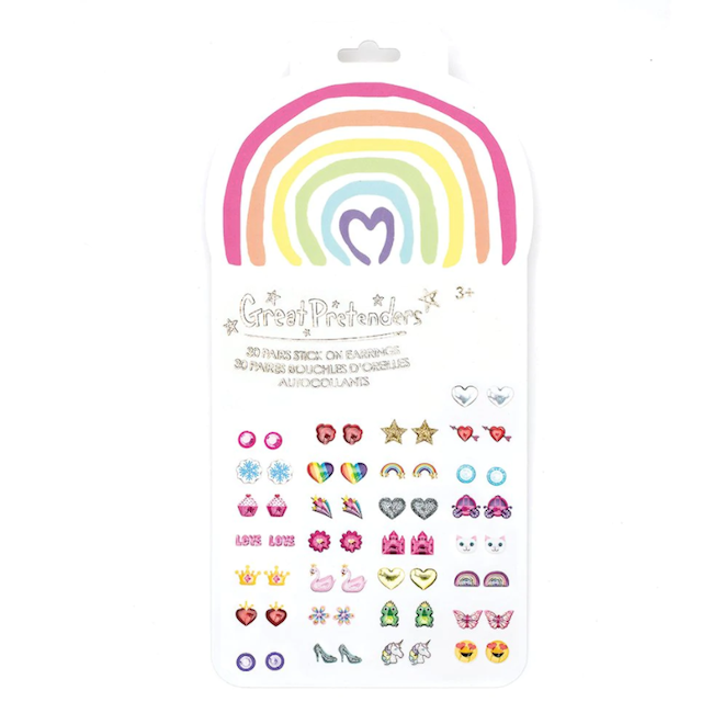 Rainbow Love Sticker Earrings