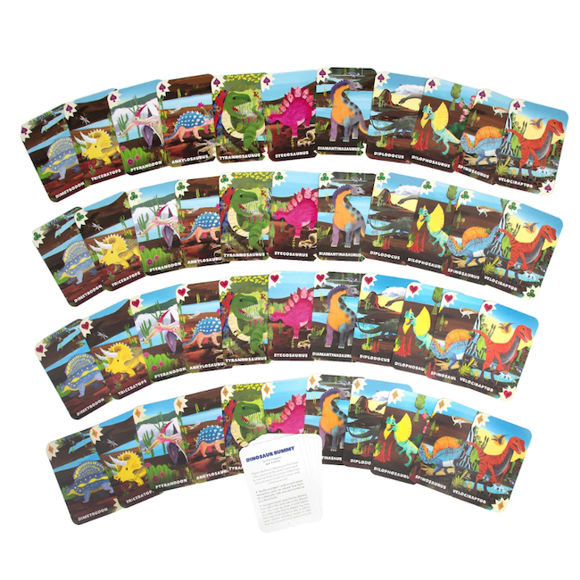Dinosaur Rummy Playing Cards