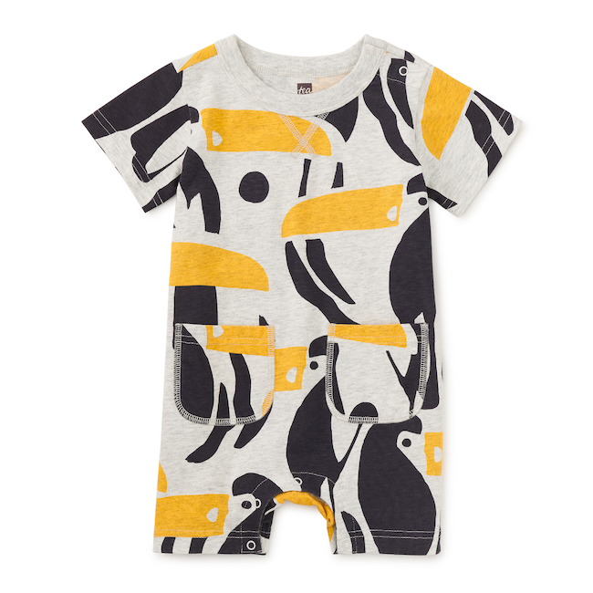 Double Pocket Baby Romper