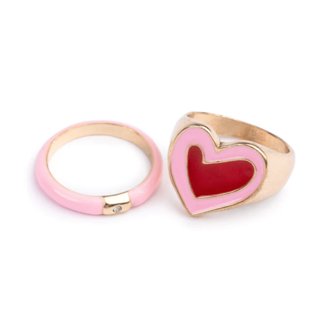 Boutique Chic Tickled Pink Rings
