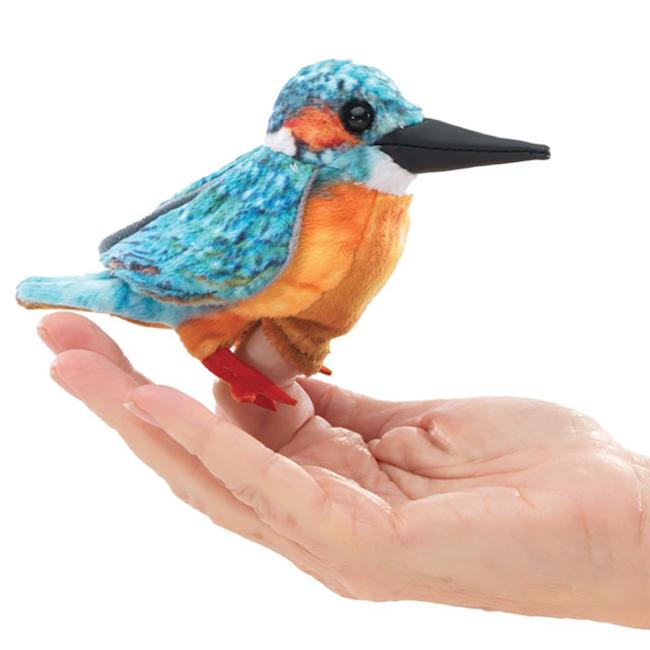 Mini Common Kingfisher Finger Puppet