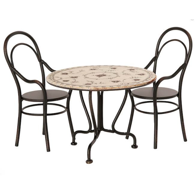 Dining Table Set with 2 chairs