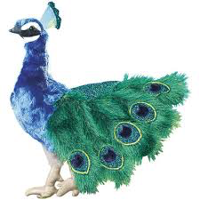 Small Peacock Puppet