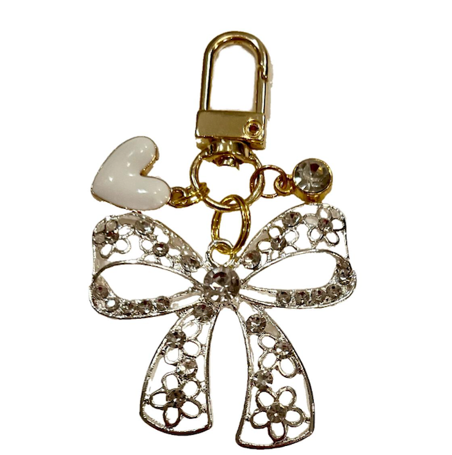 Cate Jelly Bag In Light Pink Sparkle with Closer To Heaven  Charm