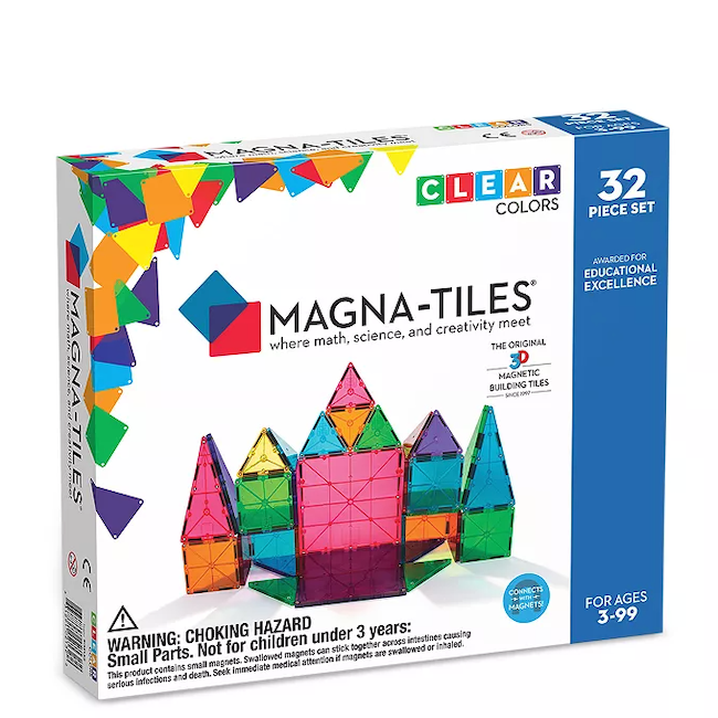 Clear Colors 32 Piece Set