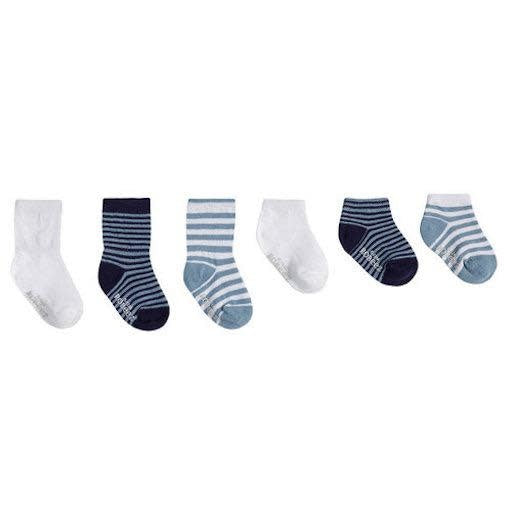 Blue Essentials Socks, 6 - Pack