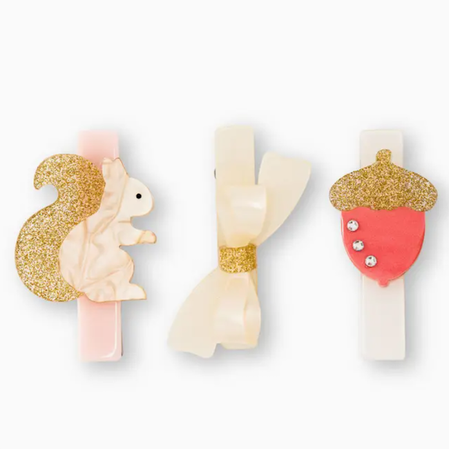 Fabric Bow Baby Hair Clips