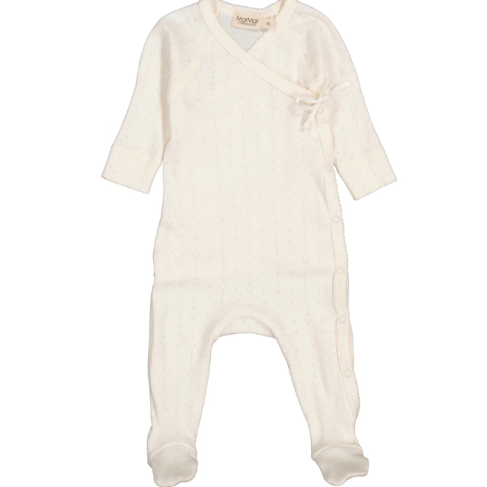Rubetta Footie in Flour White