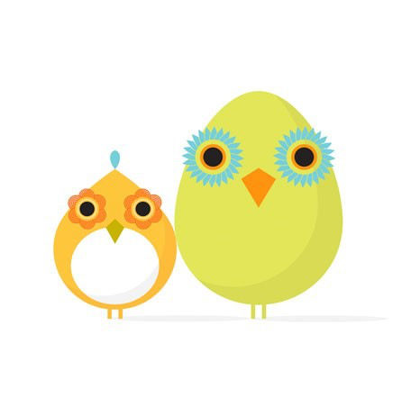 Mod Bird Duo 14X14
