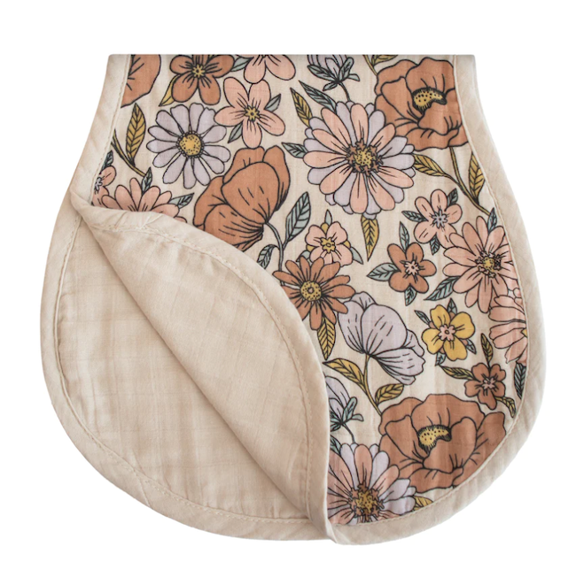 Organic Cotton Muslin Baby Burp Cloth 2-Pack