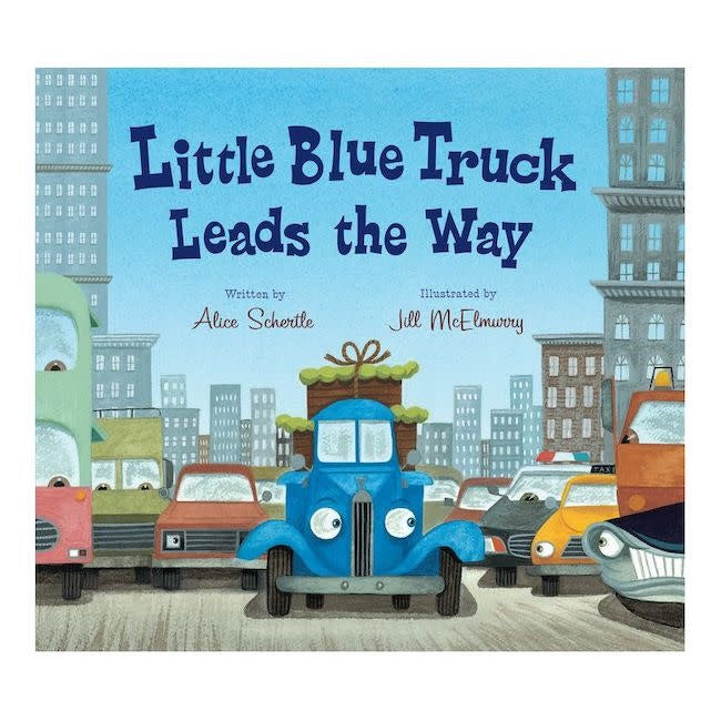 Little Blue Truck Leads The Way Padded Board Book