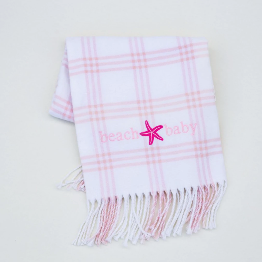 Window Pane Check Flannel With Fringe