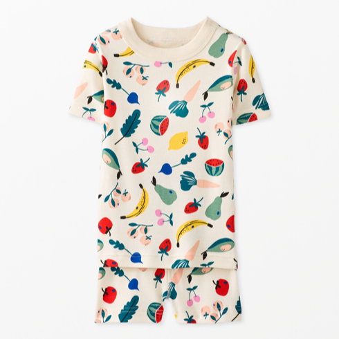 Kids Short john Pajama Set