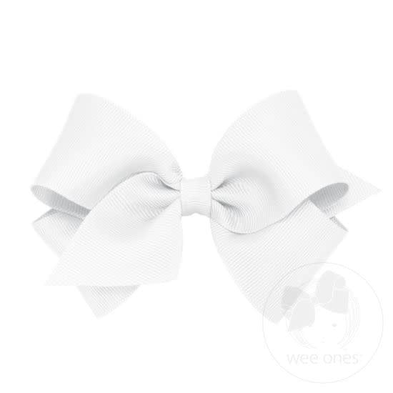 Small Solid Grosgrain Basic Bow - 3
