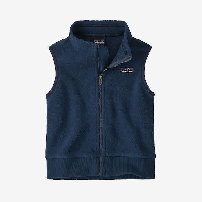 Baby Synchilla Fleece Vest In New Navy