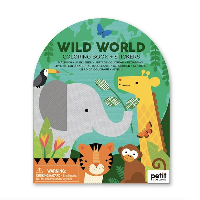 Coloring Book with Stickers