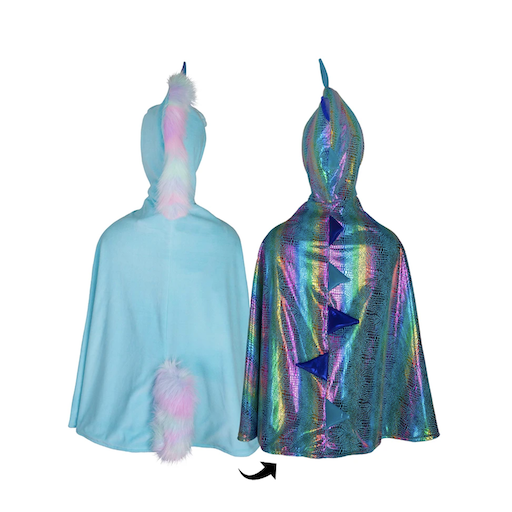 Unicorn Dragon Reversible Cape