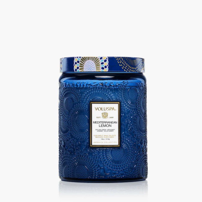Mediterranean Lemon Large Jar Candle