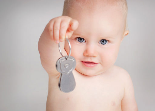 Kleynimals Food Grade Stainless Steel Toy Keys, Non Toxic
