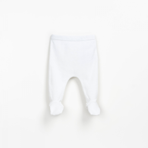 Ribbed Jersey Footed Leggings