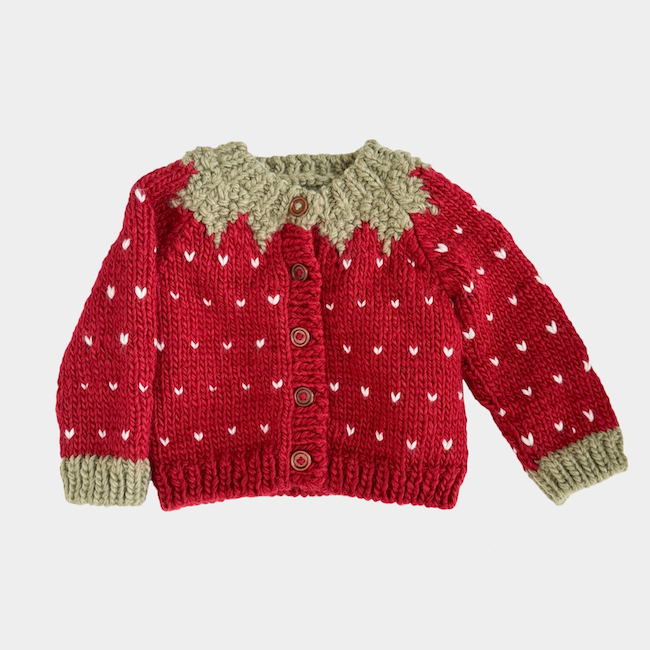 Strawberry Cardigan