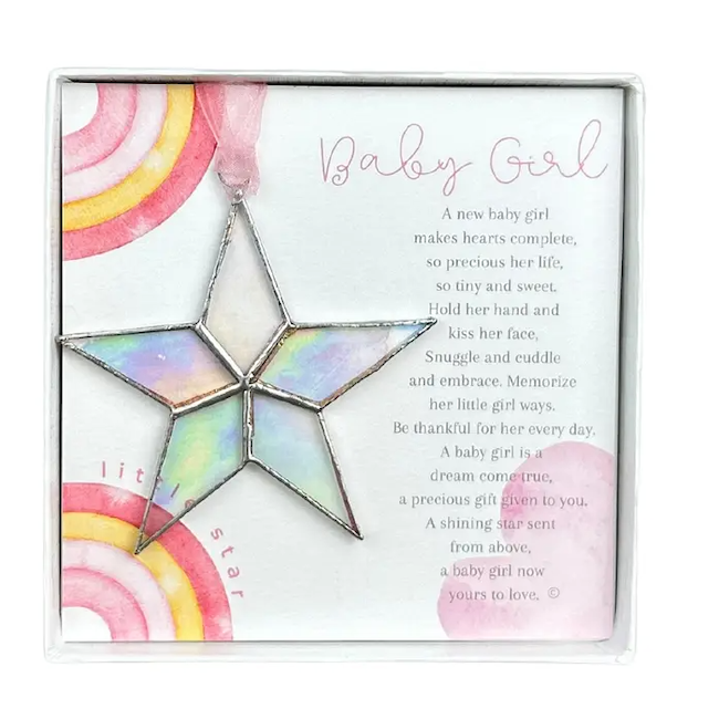 Little Star Handmade Stained Glass Star