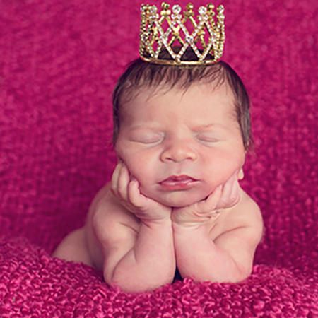 Gold Rhinestone Jeweled Tiara