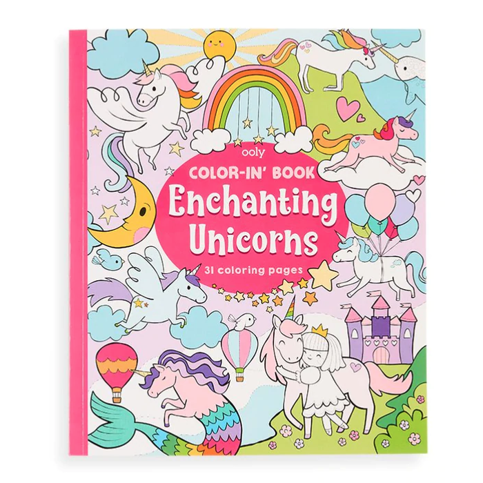 Enchanting Unicorns Coloring Book