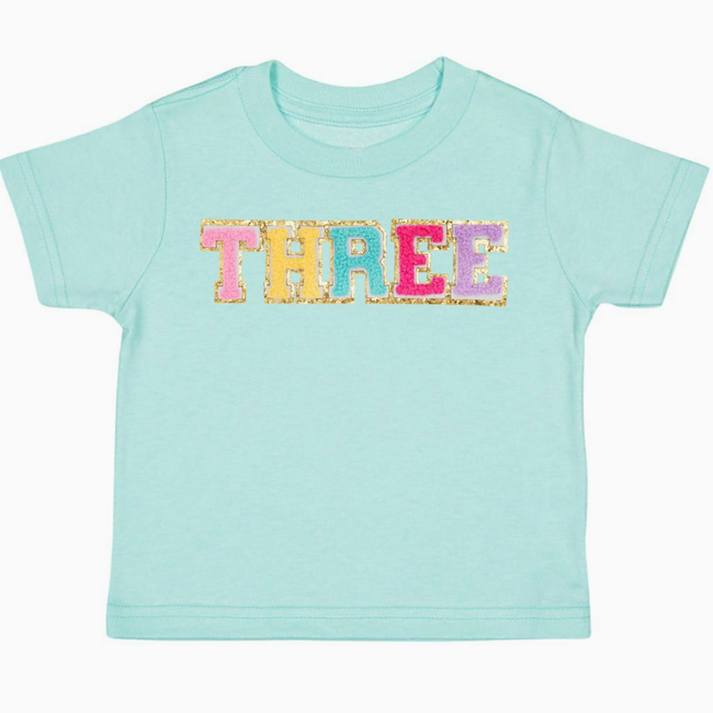 Third Birthday Patch Short Sleeve T-Shirt