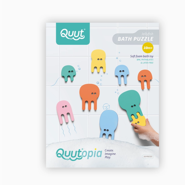 Quut Bath Puzzle - Bath Time Is Even More Fun! - Jellyfish
