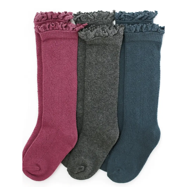 Academy Fancy Knee High Sock 3 - Pack