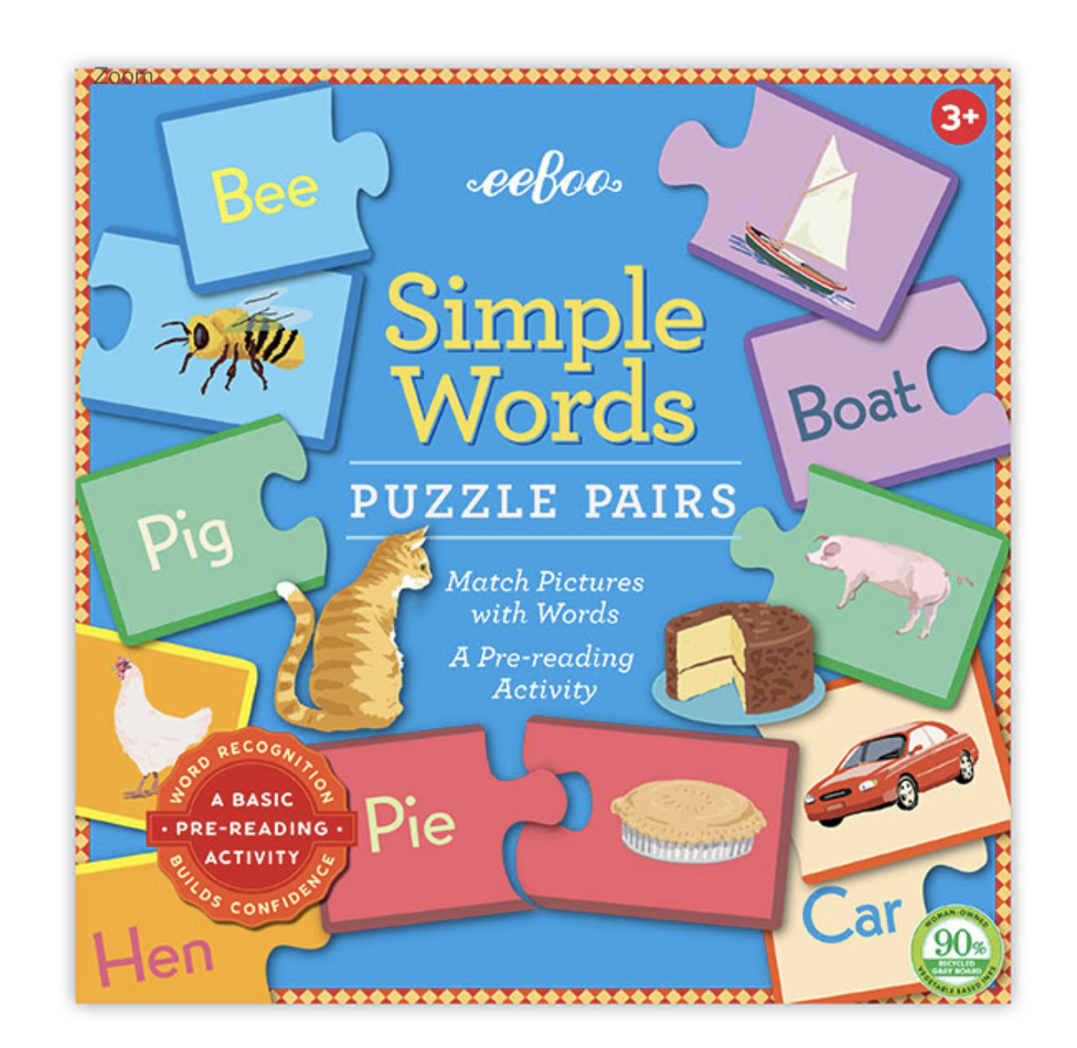 Simple Words Puzzle Pairs