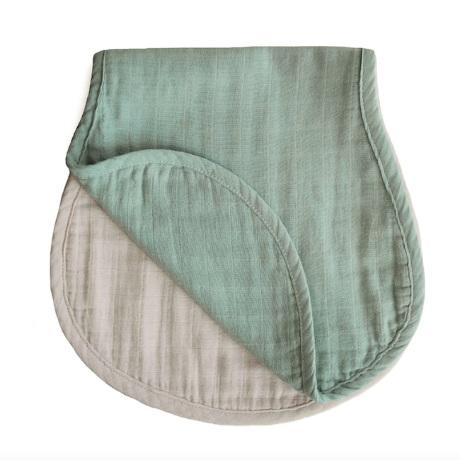 Organic Cotton Muslin Baby Burp Cloth 2-Pack