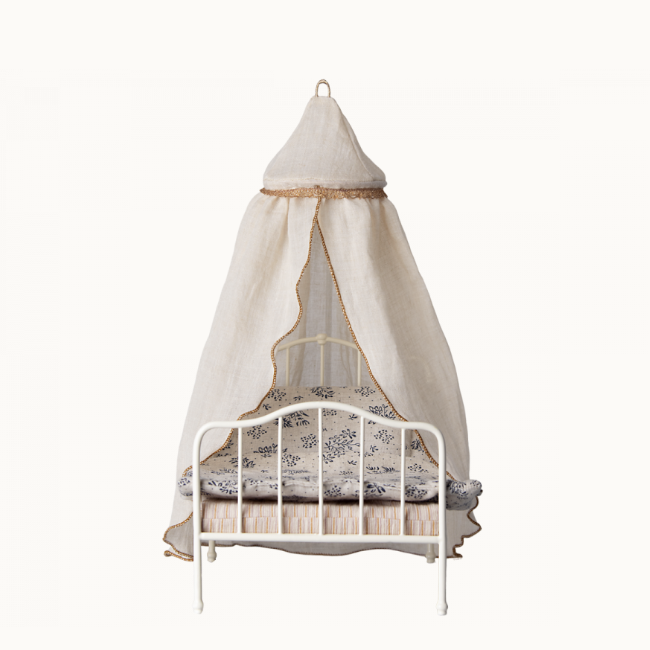 Miniature Bed Canopy - Cream