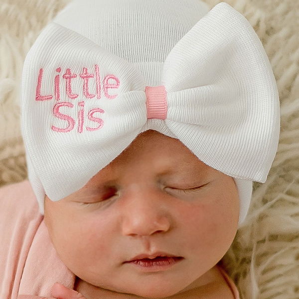 Little Sis Bow Hat - NB