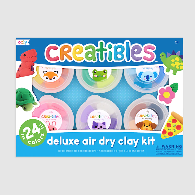 Creatibles D.I.Y. Air Dry Clay Kit Set Of 24 Colors