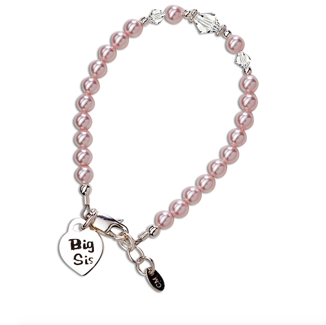 Big Sis (Pink) - Sterling Silver Big Sis Bracelet