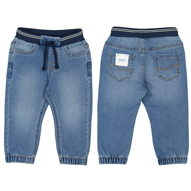 Baby Jeans with Elastic Waistband