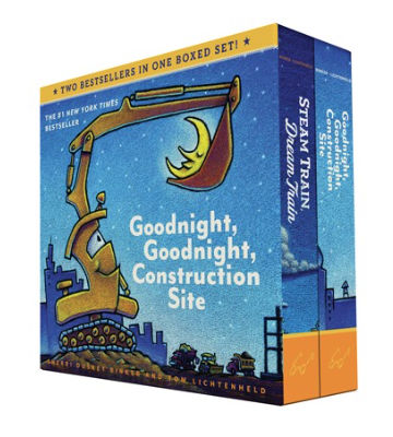 Goodnight, Goodnight Construction Site And Steam Train, Dream Train Board Boxed Set