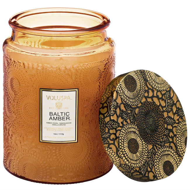 Baltic Amber Large Jar Candle