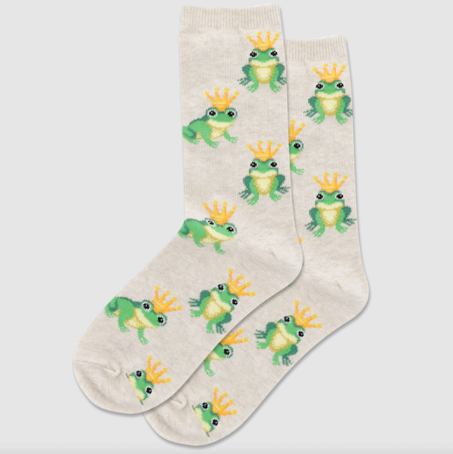 Frog Prince Crew Socks