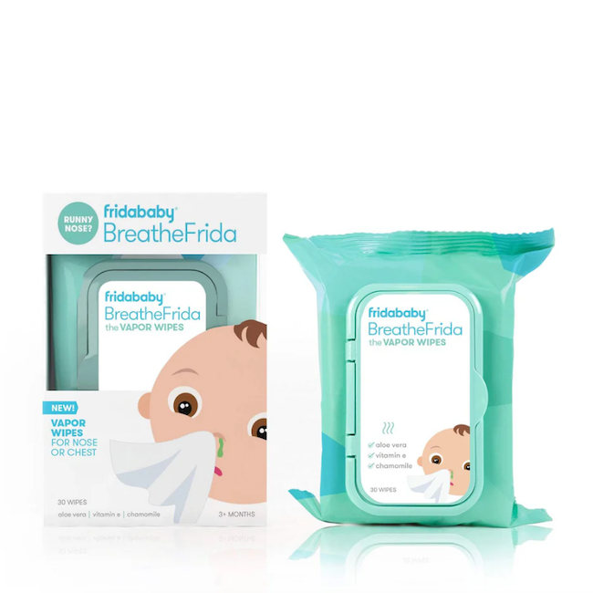 BreatheFrida the BoogerWiper Nose + Chest Wipes