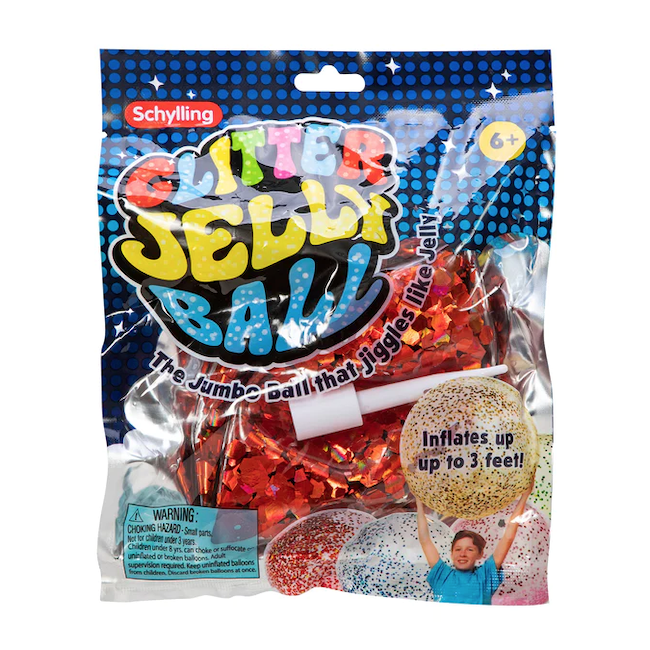 Jumbo Glitter Jelly Ball