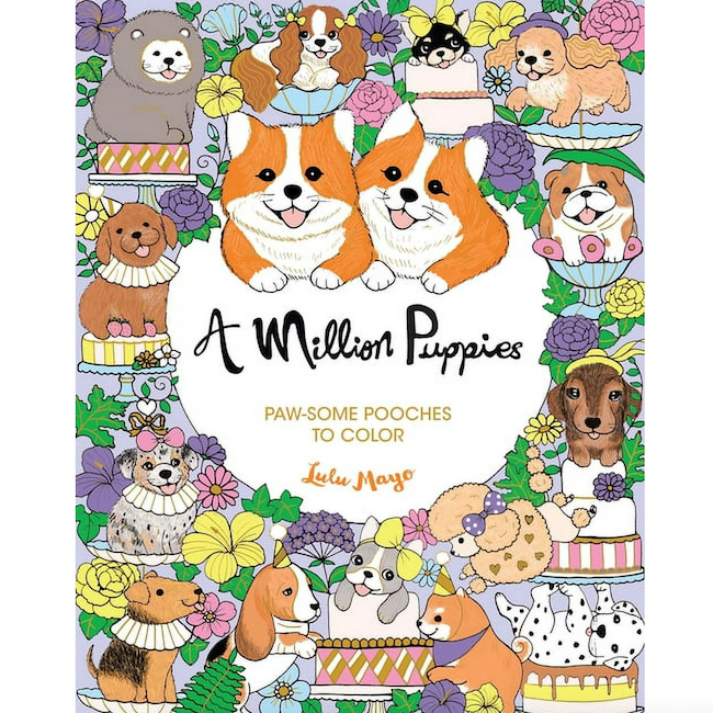 A Million Puppies Coloring Book